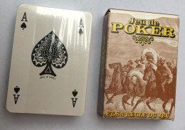 Vintage - Mini Jeux De 54 Cartes POKER - Thème Western Cow Boy Diligence - 54 Kaarten