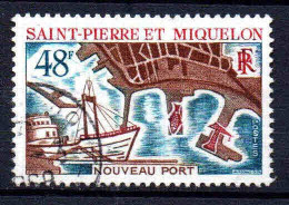 St Pierre Et Miquelon  - 1967  - Nouveau Port - N° 378 - Oblit - Used - Gebruikt