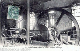 Delcampe - D47 < USINES De FUMEL -Vue Animée < ALLIS -  UN OUVRIER ET MACHINE SOUFFLANTE - Fumel