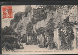 Delcampe - 37 - ROCHECORBON - Les Patys, Habitations Dans Le Rocher - Rochecorbon