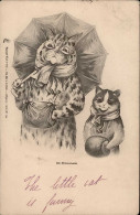 Katze Vermenschlicht En Promenade II (Eckknick) Chat - Cats
