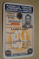 Militaire Mutilés Ou Invalide De La Guerre 14-18,Wiam Frédéric,carte De 1933,pour Collection,militaria - Documents Historiques