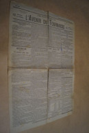 Grande Guerre 14-18,journal,original,l'Avenir Du Tournaisis, 15 Et 16 Novembre 1917,Tournais - Other & Unclassified
