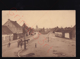 St. Lievens Hauthem - Dorpplaats - Paardenmarkt - Postkaart - Sint-Lievens-Houtem