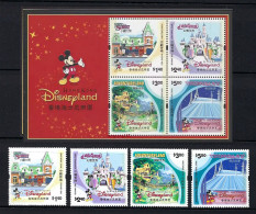 China Hong Kong 2003 Stamp Disneyland Disney  Cartoon Micky Stamps + S/S - Neufs