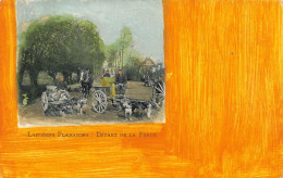 [-5%] METIER - Laitières Flamandes - Départ De La Ferme - Attelage De Chiens - Colorisé - Animé - Carte Postale Ancienne - Venters