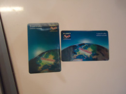 PREPAID 2 PREPAID    CARDS  3D  PLANET OMAGGIC MINT - Space