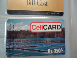 INDIA    PREPAID ADVERTISING  CARDS GELL RS 350 - India