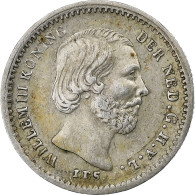 Pays-Bas, William III, 5 Cents, 1855, Argent, TTB, KM:91 - 1815-1840 : Willem I