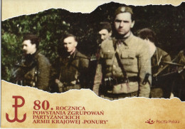 POLAND 2023 POLISH POST OFFICE LIMITED EDITION FOLDER: 80TH ANNIVERSARY WW2 PONURY PARTISAN GROUPS OF POLISH HOME ARMY - Briefe U. Dokumente