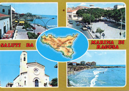 Delcampe - MARINA DI RAGUSA, MULTIVUE COULEUR REF 24779 - Ragusa