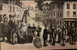 Cpa Légende De Saint Saulge - Nouvelle Pompe (pompiers) 58 Nièvre - Collections & Lots