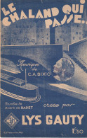 LE CHALAND QUI PASSE     PARLAMI D AMORE MARIU   PARTITION MUSICALE - Song Books