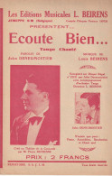 ECOUTE BIEN  TANGO CHANTE   PARTITION MUSICALE - Song Books