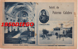Delcampe - SALUTI DA PATERNO CALABRO - MULTIVEDUTE F/PICCOLO VIAGGIATA ANIMATA - Cosenza