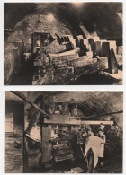 Delcampe - 63 - AMBERT - Musée Historique Du Papier RICHARD DE BAS - Lot De 2 Cpsm : Raffinage - Pressage - Photo R. PARANT - Ambert