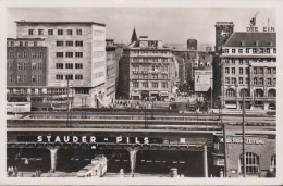 Delcampe - D-45121 Essen - Kettwiger Straße - Eisenbahnbrücke - Straßenbahn - Tram - Stamp 1955 - Essen
