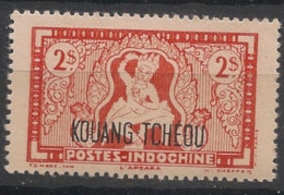 Delcampe - KOUANG-TCHEOU - 1942-44 - N°YT. 155 - Apsara 2pi Rouge - Neuf Luxe** / MNH - Ongebruikt