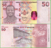 ESWATINI SWAZILAND 50 EMALANGENI 2024  P-W46 UNC - Swaziland