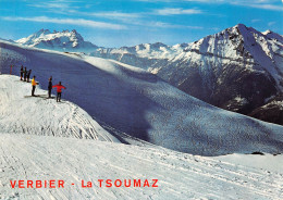 GF-VERBIER-Suisse--Schweiz-Svizzera-Valais-Pistes Des Etablons Au Fond Les Dents Du Midi-GRAND FORMAT-10 X 15 Cms - Verbier