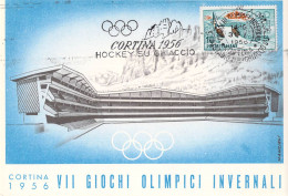 Italy Maximum Card 1956 Cortina Olympic Games. Postal Weight 40 Gramm. Please Read Sales Conditions Under Image Of Lot ( - Winter 1956: Cortina D'Ampezzo