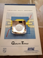 NOGENT LE ROTROU CENDRIER DES CINQUANTENAIRE DE LA RADIOTECHNIQUE 1919 1969 ET BLOC PUBLICITAIRE RTIC NOGENT LE ROTROU - Altri & Non Classificati