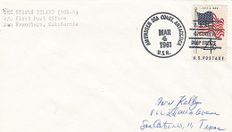 USA Antarctic - Operation Deep Freeze - USS Staten Island And Very Rare Amundsen Sea Coast Cancel Mar 4 1961 - Autres & Non Classés