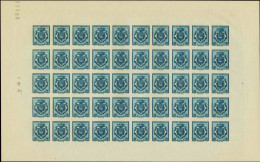 France Non Dentelés En Feuilles N°528 Armoiries De Rouen  Feuille De 50 Timbres  Qualité:** Cote: - Unclassified