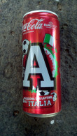 Lattina Italia - Coca Cola - 33 Cl. - Italia Europei 2012 Lettera A -  Vuota - Scatole E Lattine In Metallo