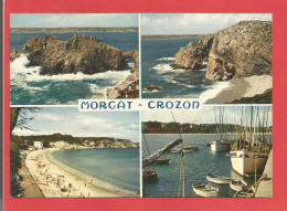 Delcampe - C.P.M.( 29 )  « MORGAT-CROZON » La Presqu'Île De Crozon-Morgat  - Jolie Multi-Vues Générales Animées  X2phots - Morgat