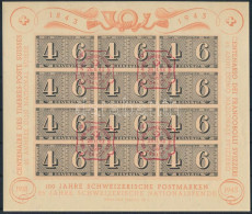 O Svájc 1943 Mi Blokk 9 (Mi EUR 90,-) - Other & Unclassified