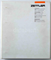 Fehér Négy Gyűrűs "Zettler" Bankjegy Album, 57db, Javarészt "Esselte" Műanyag Berakólappal (benne 18db Egyes Osztású, 2d - Unclassified