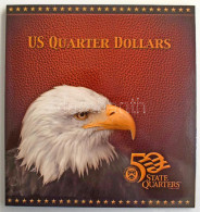 Amerikai Egyesült Államok Jó állapotú Gyűjtőalbum Az 1999-2008 Közt Kiadott "50 állam" 1/4 Dolláros Sorozatnak USA Colle - Unclassified