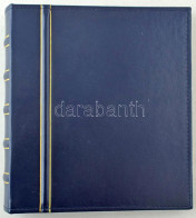 Leuchtturm Sötétkék Műbőr Négygyűrűs Berakó Album Bankjegyek és érmék Számára, összesen 5db Vegyes Felosztású érmés- és  - Unclassified