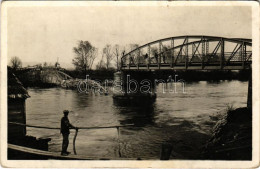 * T2/T3 1941 Alsólendva, Alsó-Lendva, Dolnja Lendava; Muraszerdahelyi Felrobbantott Híd 1941 április 6. / Blown Up Bridg - Unclassified