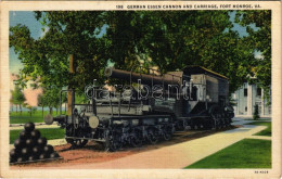 ** T2 Fort Monroe (Virginia), German Essen Cannon And Carriage - Unclassified