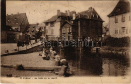 T2/T3 1924 Colmar, Au Bord De La Lauch / Washerwomen, Washing In The River (EK) - Unclassified