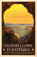 ** T1/T2 Visitate I Campi Di Battaglia Sabotino E Basso Isonzo, ENIT / Italian Mussolini Era Art Deco Tourism Campaign S - Unclassified