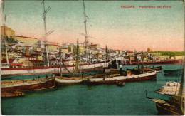 ** T2/T3 Ancona, Panorama Dal Porto / Port, Boats, Steamships (EK) - Unclassified