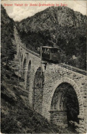 * T3 Bolzano, Bozen (Südtirol); Grosser Viadukt Der Mendel Drahtseilbahn / Funicular Railway Viaduct, Train (EK) - Unclassified