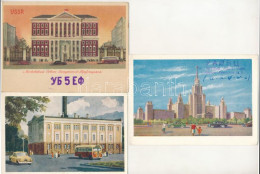 * Moscow, Moszkva; - 3 Db Szovjet Rádióamatőr Reklám Képeslap / 3 Soviet QSL Radio Amateur Advertisement Cards - Unclassified