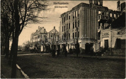 T2/T3 1915 Nesterov, Stallupönen, Ebenrode; Goldaperstrasse / Street, Ruins Of The Buildings (EK) - Unclassified