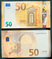 N1 SPAIN 50 Euro 2017, VB988-serie UNC, Lagarde Sign, Printer V019A3 - 50 Euro