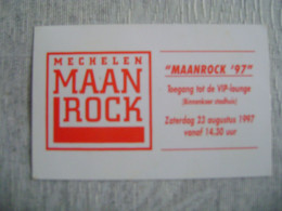 MAANROCK MECHELEN  23/08/1997 - Concert Tickets