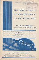 LES NOCTAMBULES   NACHTSCHWARMER  NIGHT REVELLERS  VALSE     PARTITION MUSICALE - Song Books