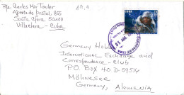 Cuba Cover Sent To Germany 5-8-2013 Single Franked - Lettres & Documents