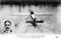 Delcampe - PARIS-DEAUVILLE < CONCOURS D'AVIONS MARINS - LE PECQ, DEPART DE CHEMET SUR BOREL - Flieger
