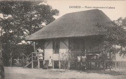 CPA AFRIQUE NOIRE ZAMBEZE Maison Missionnaire à Lukona Noir Nègre Négritude Ethnie Ethnic - Sambia