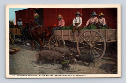 SOUTHERN PRODUCTS - Water Melons, Razor Backs And Pickaninnies - American Art - Black Americana