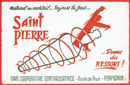 Buvard - Cave Coopérative Centralisatrice à Perpignan (66) - Saint-Pierre Naturel Ou Cocktail - Liquor & Beer